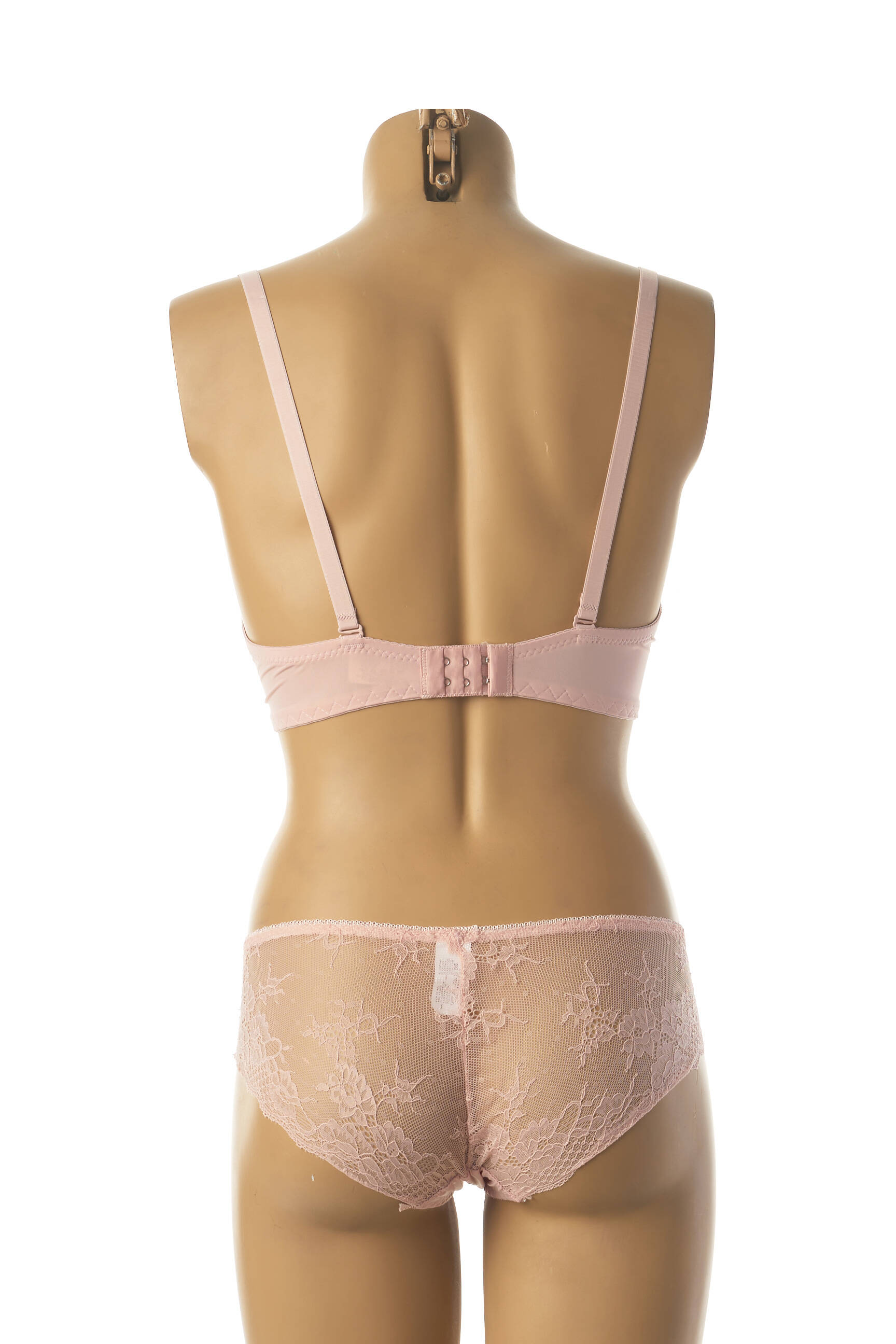 Lingerie rinkinys reguliuojamos elastinės petnešos rožinė HANA moteris