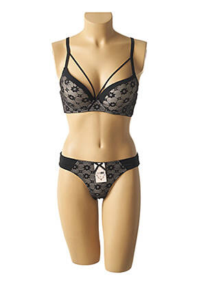 Lingerie rinkinys tanga juodas HANA moteris