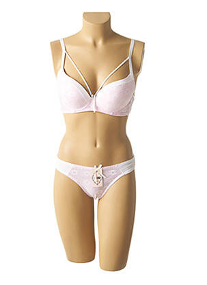 Lingerie rinkinys nėrinių audimas baltas HANA moteris