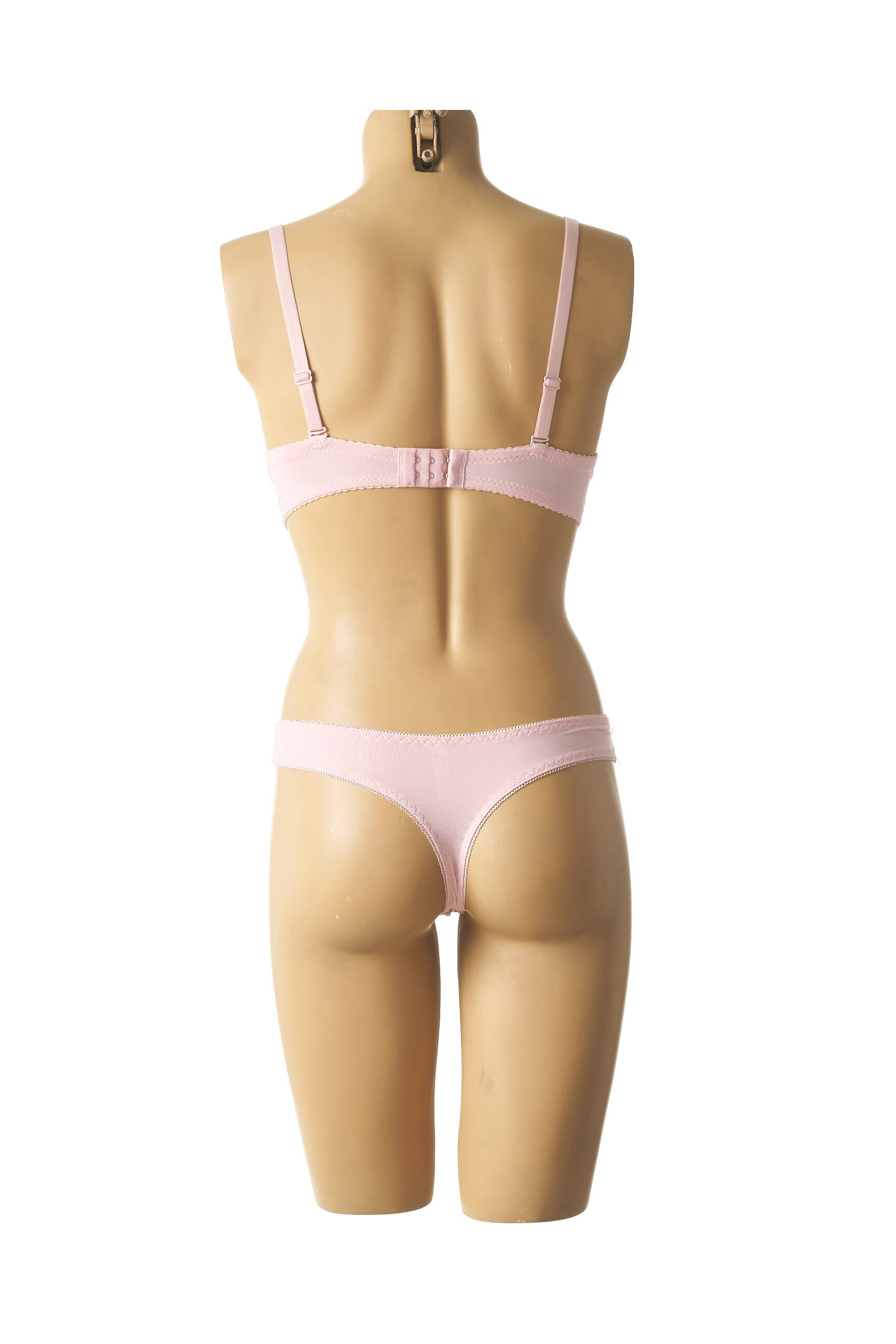 Lingerie rinkinys nėrinių audimas rožinė HANA moteris