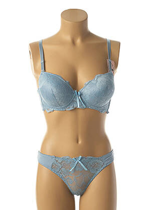 Lingerie rinkinys stringas mėlyna HANA moteris
