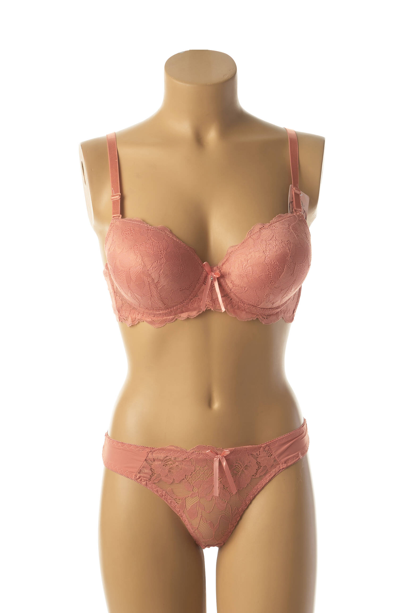 Lingerie rinkinys stringas oranžinė HANA moteris