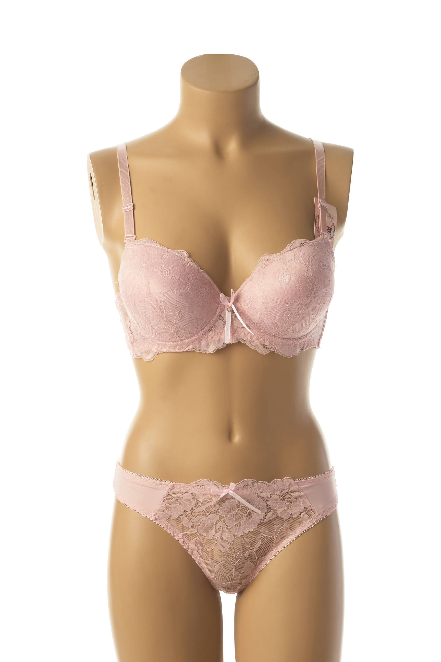 Lingerie rinkinys stringas rožinė HANA moteris