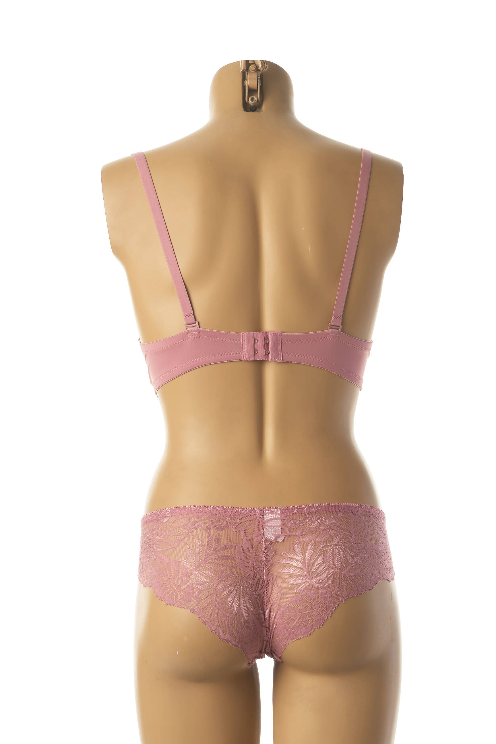 Lingerie rinkinys reguliuojamos elastinės petnešos rožinė HANA moteris
