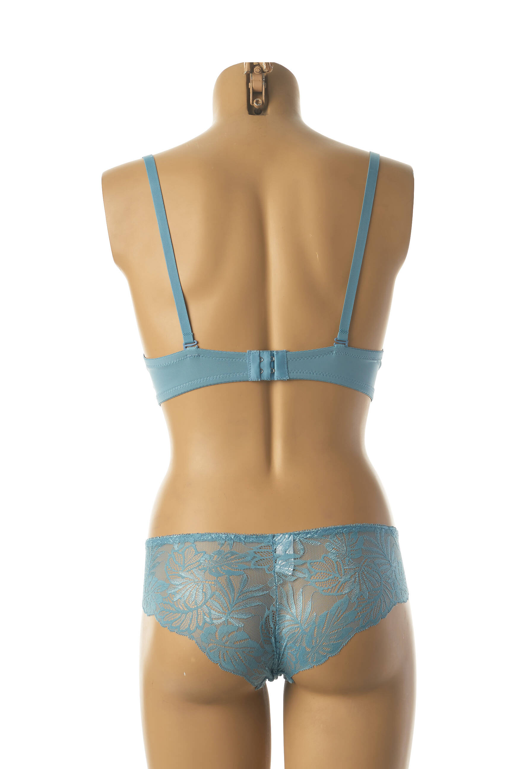 Lingerie rinkinys reguliuojamos elastinės petnešos mėlyna HANA moteris