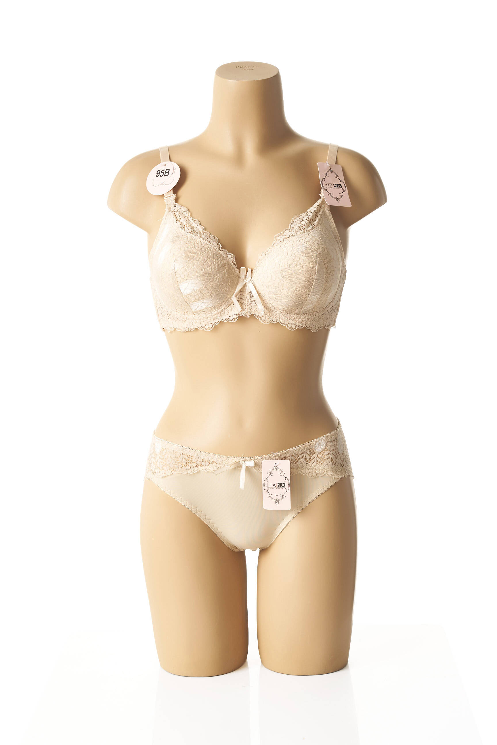 Lingerie rinkinys bežinis HANA moteris