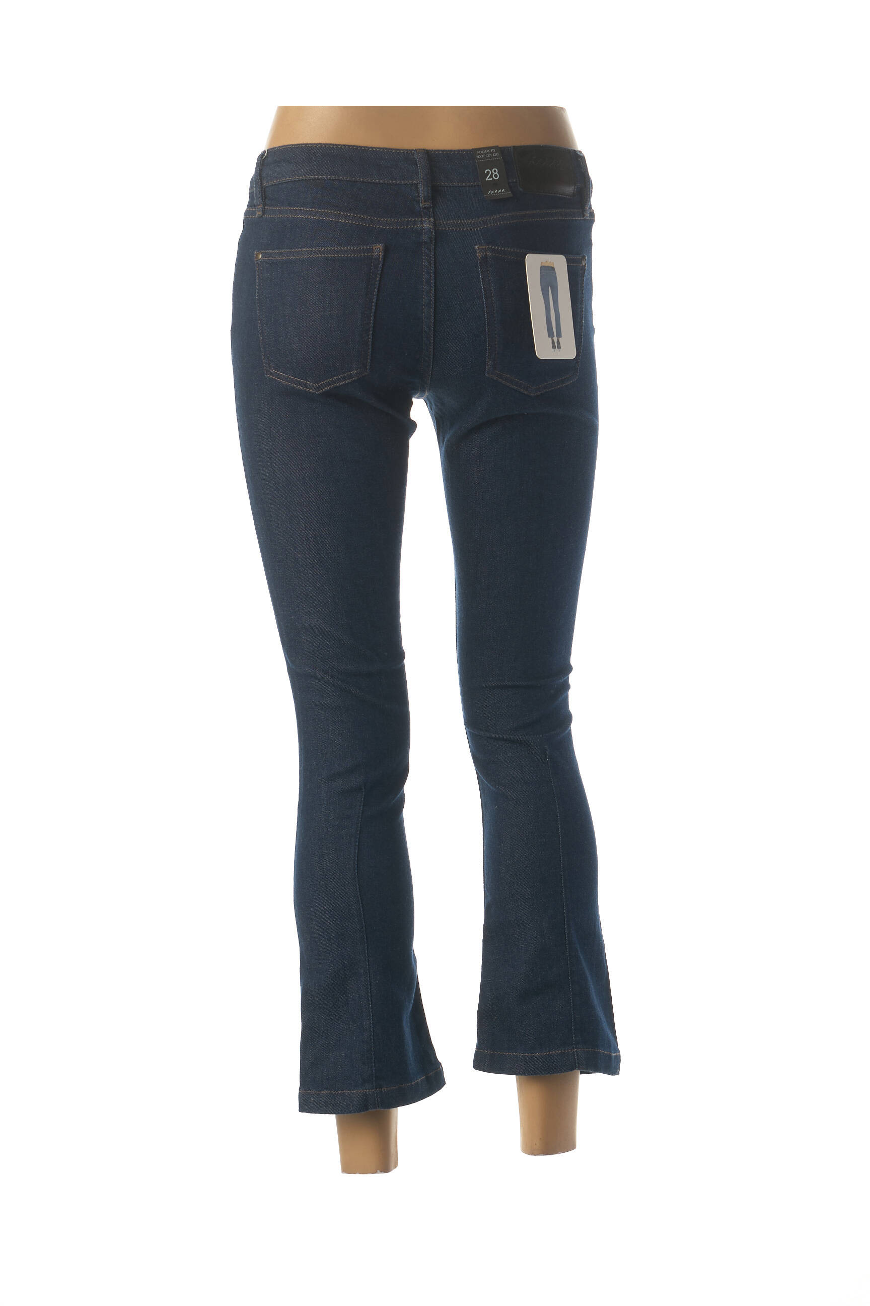Bootcut džinsai tamprumas maža dydžio mėlyna SCHOOL RAG moteris