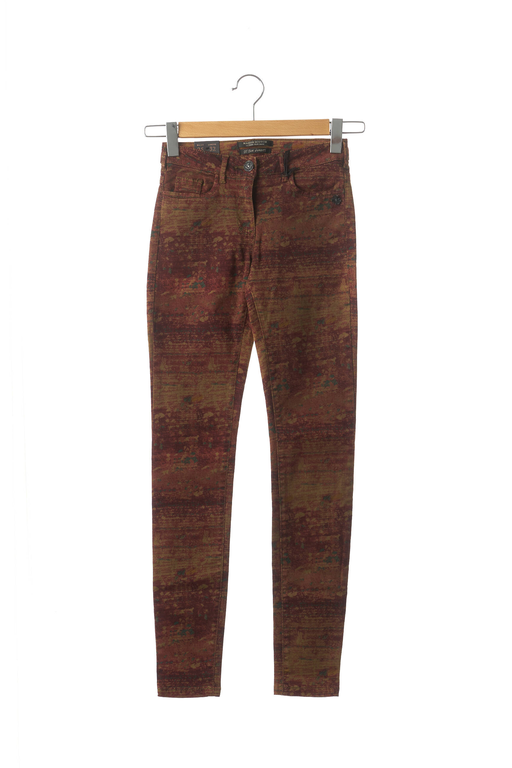 Lieknos kelnės maža dydžio maža dydžio raudona MAISON SCOTCH moteris