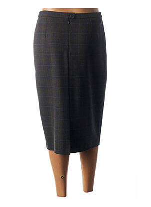 Pusilgis sijonas tiesi kirpimas pilka IMPULSION moteris