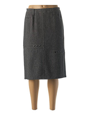 Pusilgis sijonas tamprumas pilka GUY DUBOUIS moteris
