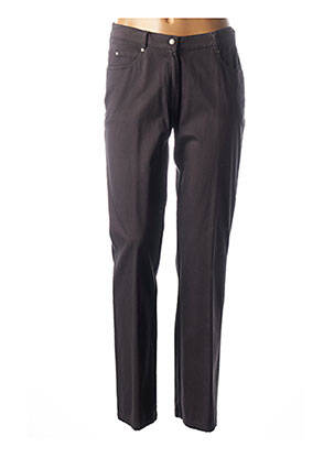 Pantalon tiesi kirpimas normala dydis violetinis FRANCE RIVOIRE moteris