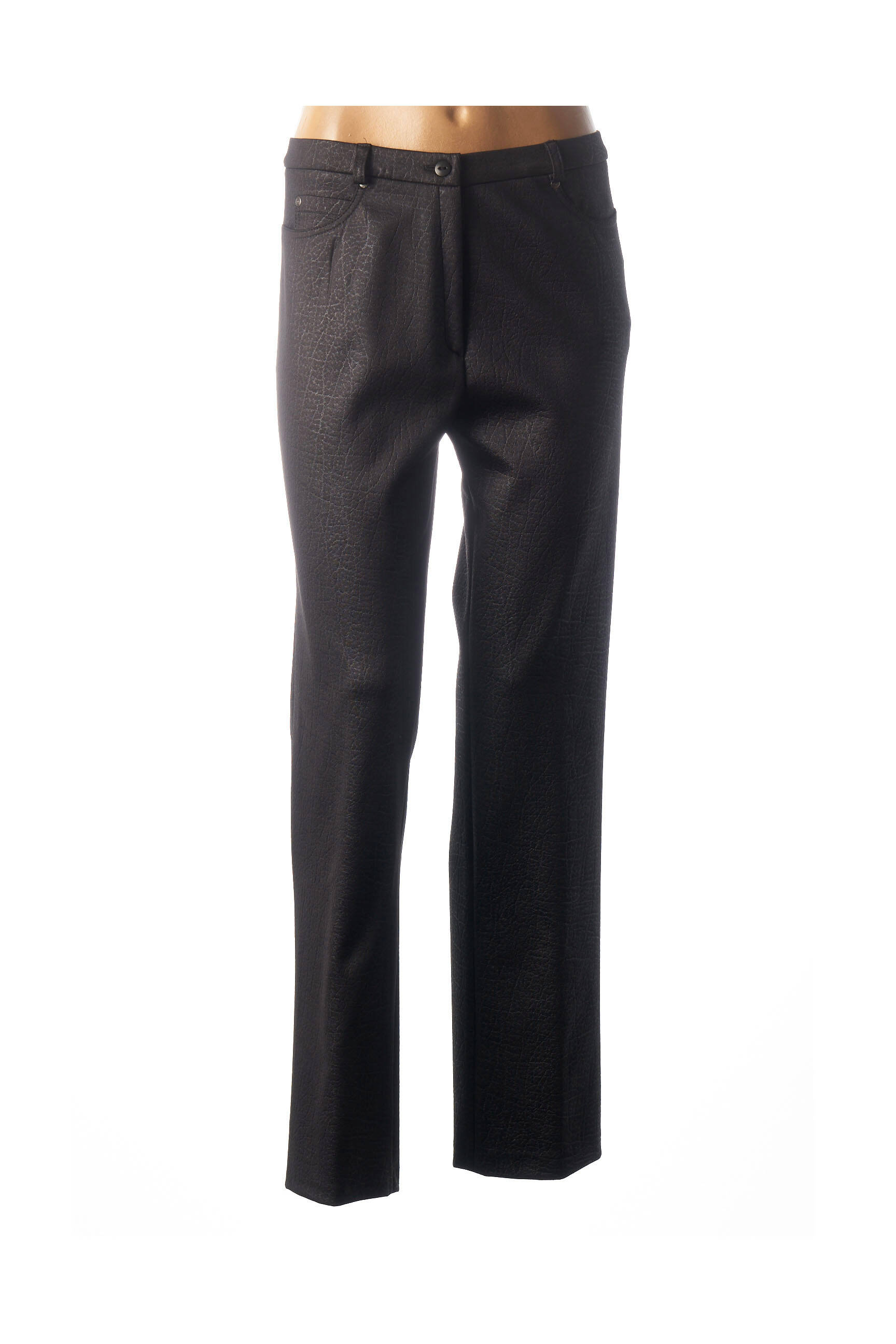 Pantalon tiesi kirpimas normala dydis juodas GUY DUBOUIS moteris