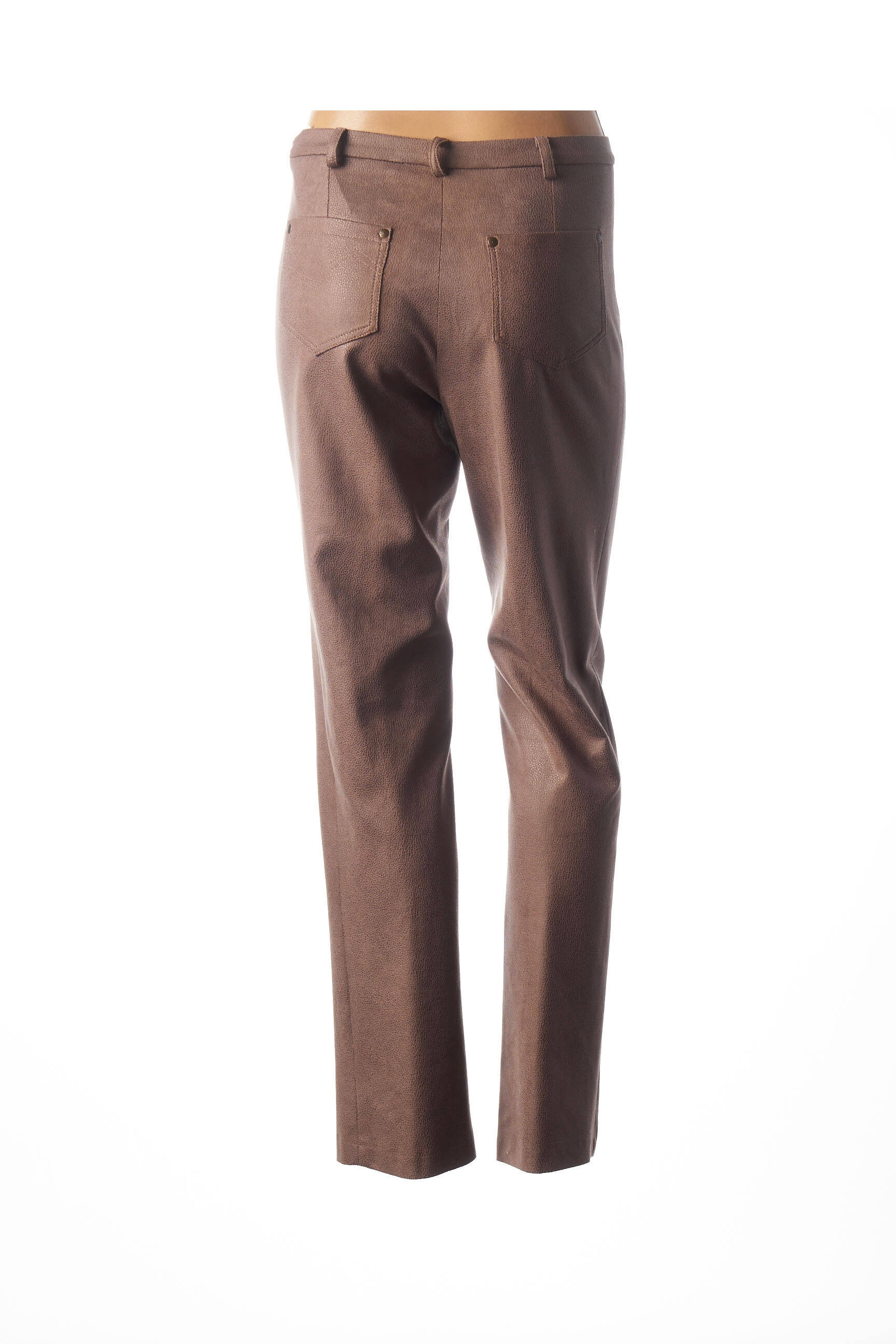 Pantalon lieknas normala dydis rudas GUY DUBOUIS moteris