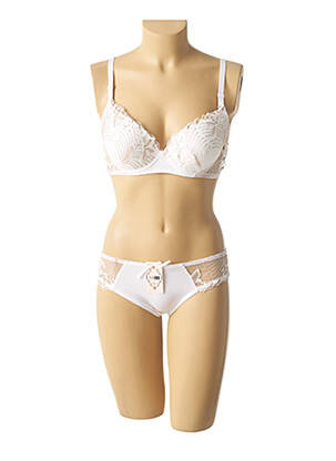 Lingerie rinkinys reguliuojamos elastinės petnešos bežinis HANA moteris
