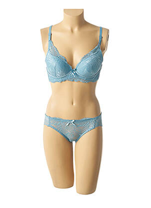 Lingerie rinkinys mikropluoštai mėlyna HANA moteris