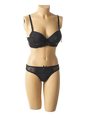 Lingerie rinkinys mikropluoštai juodas HANA moteris