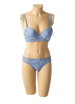 Lingerie rinkinys mikropluoštai mėlyna HANA moteris