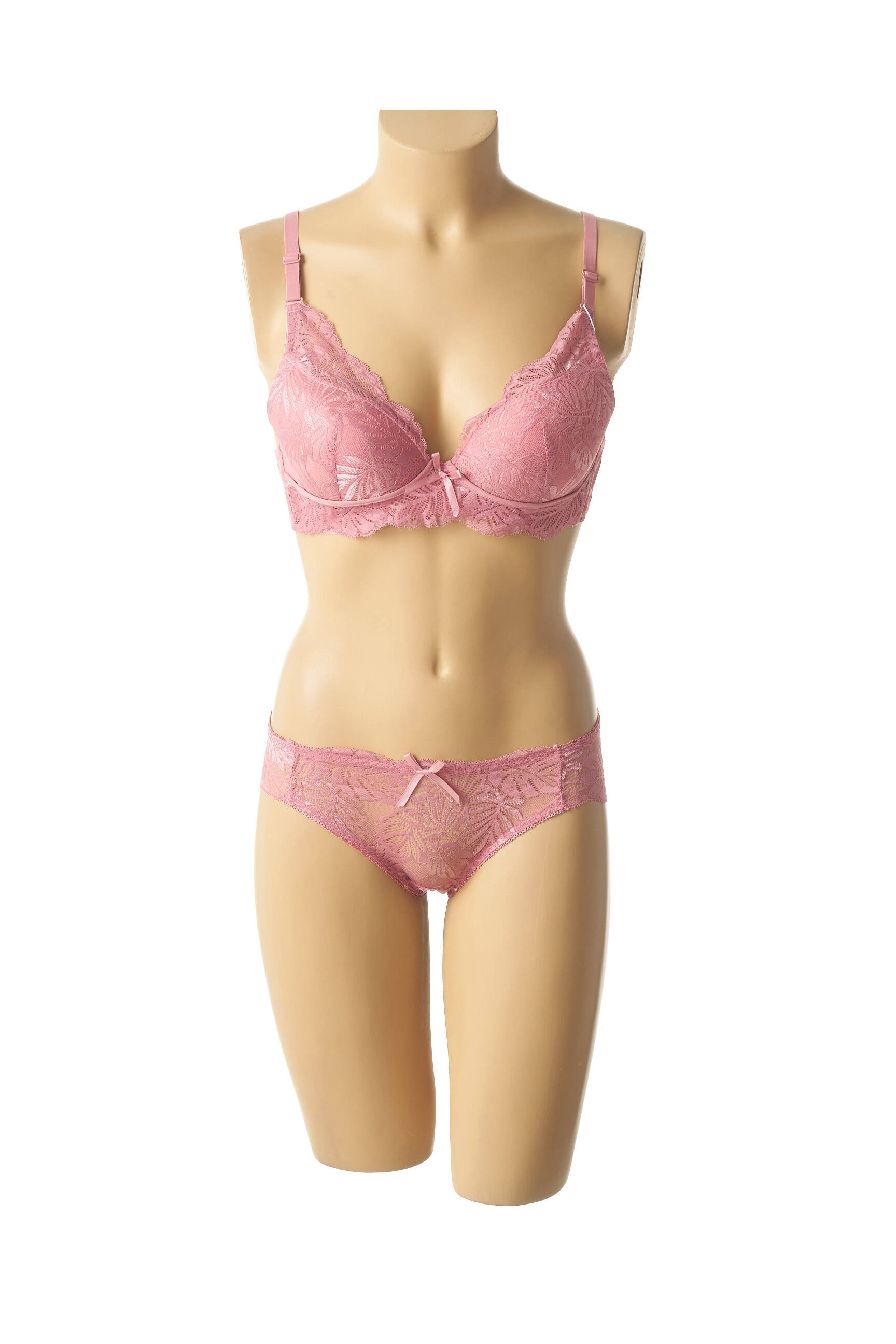 Lingerie rinkinys mikropluoštai rožinė HANA moteris
