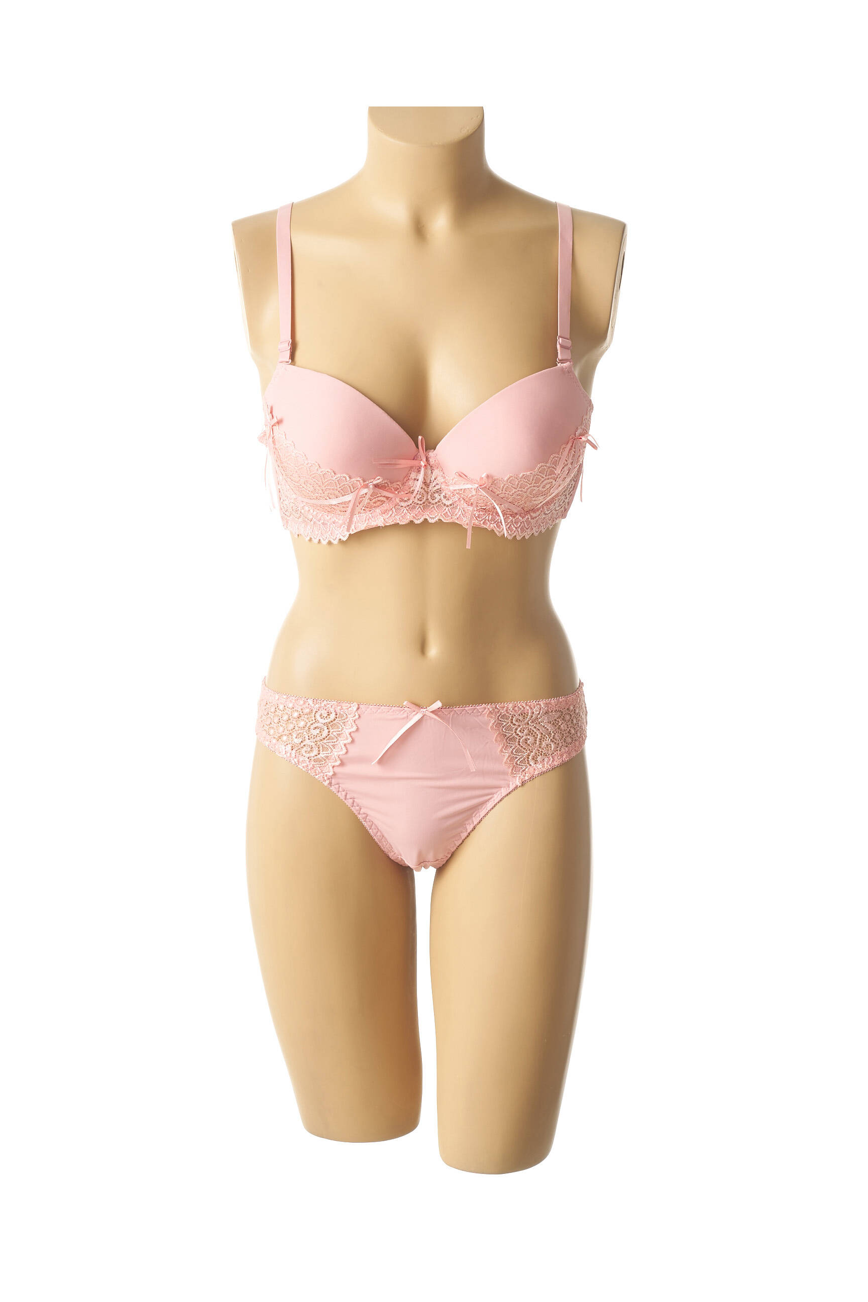 Lingerie rinkinys mikropluoštai rožinė HANA moteris