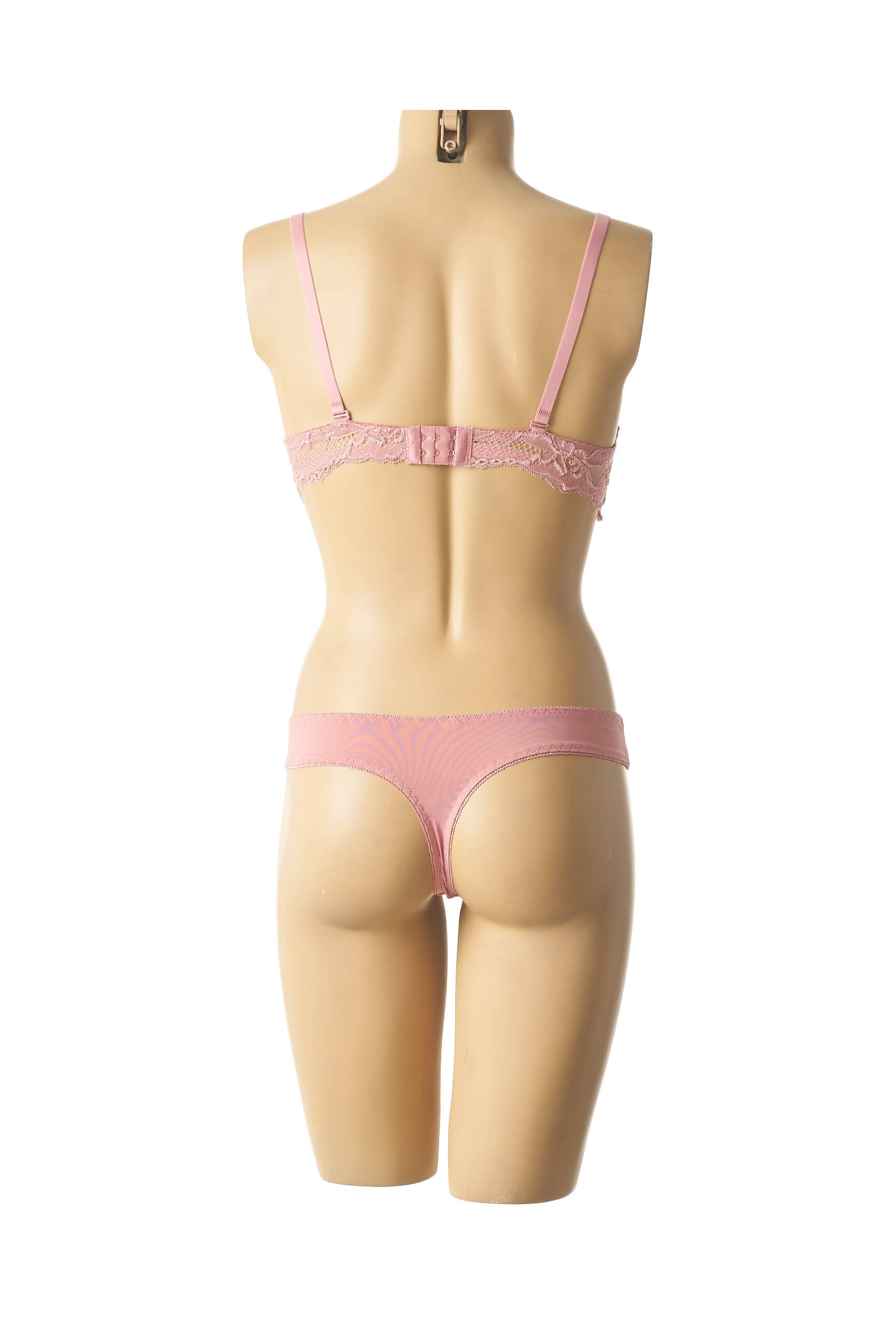 Lingerie rinkinys reguliuojamos elastinės petnešos rožinė HANA moteris