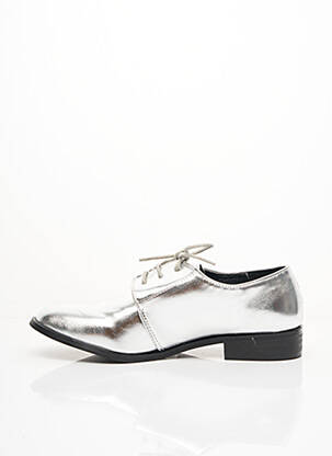 Derbiai lakuotas audinys plokščias kulnas iki 3 cm pilka I LOVE SHOES moteris
