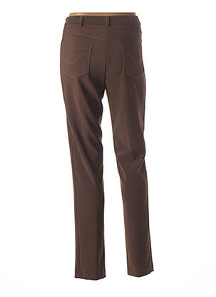 Pantalon tiesi kirpimas normala dydis rudas FRANCE RIVOIRE moteris