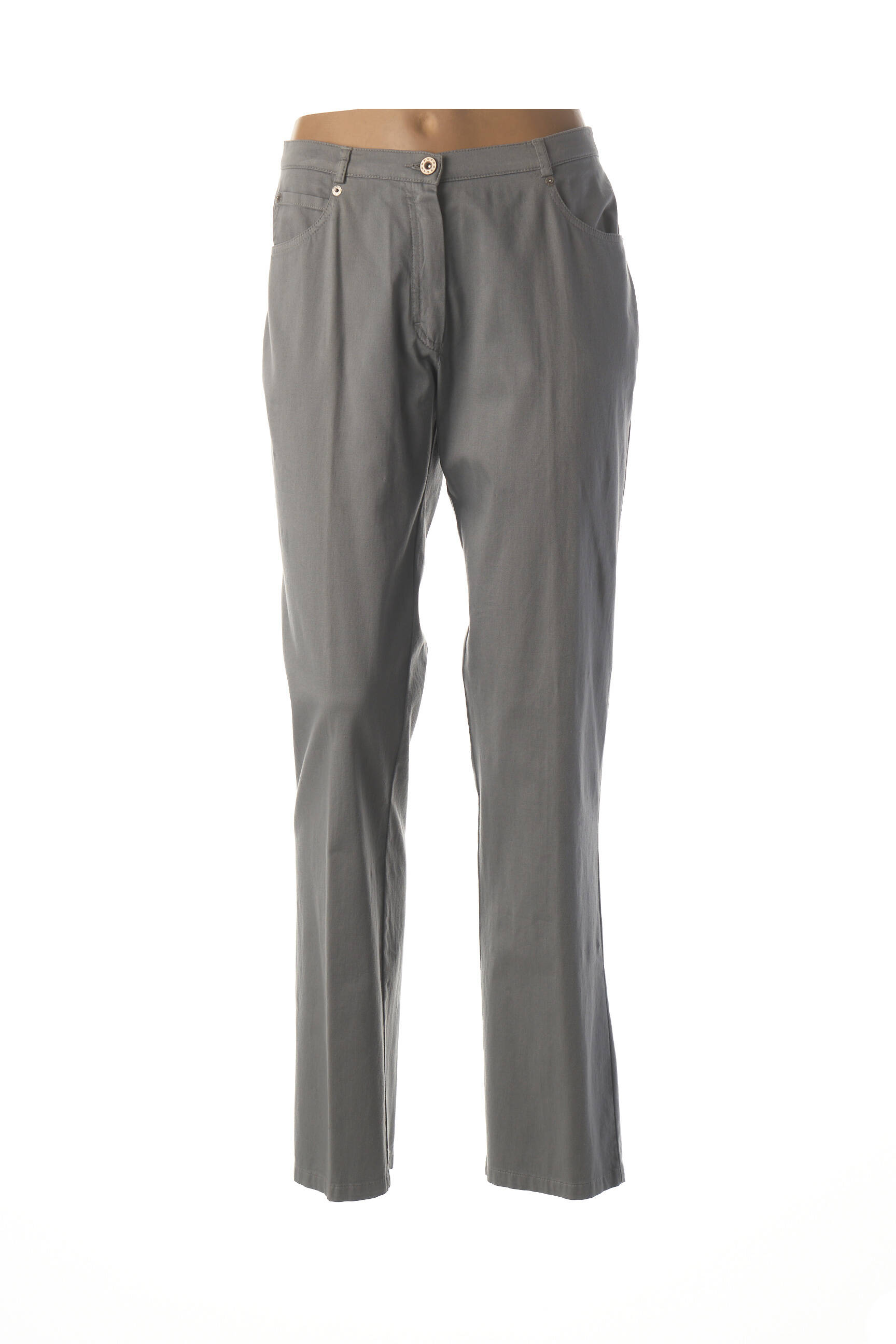 Pantalon tiesi kirpimas normala dydis pilka GUY DUBOUIS moteris