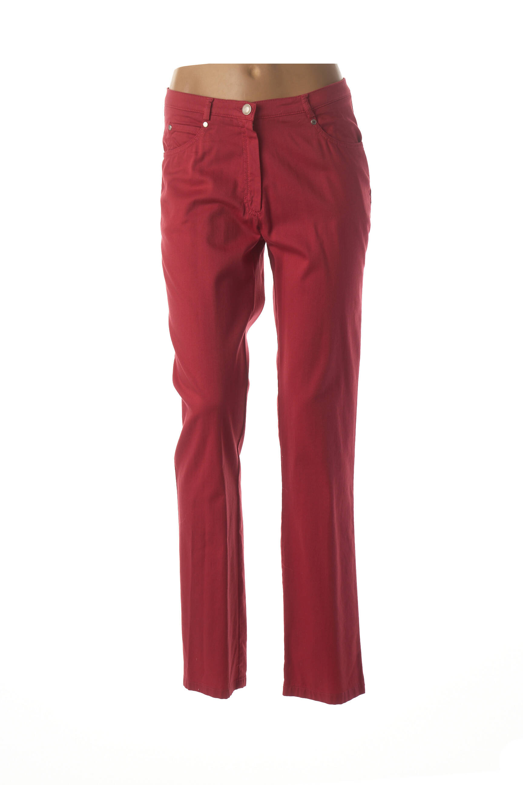 Pantalon lieknas normala dydis raudona GUY DUBOUIS moteris