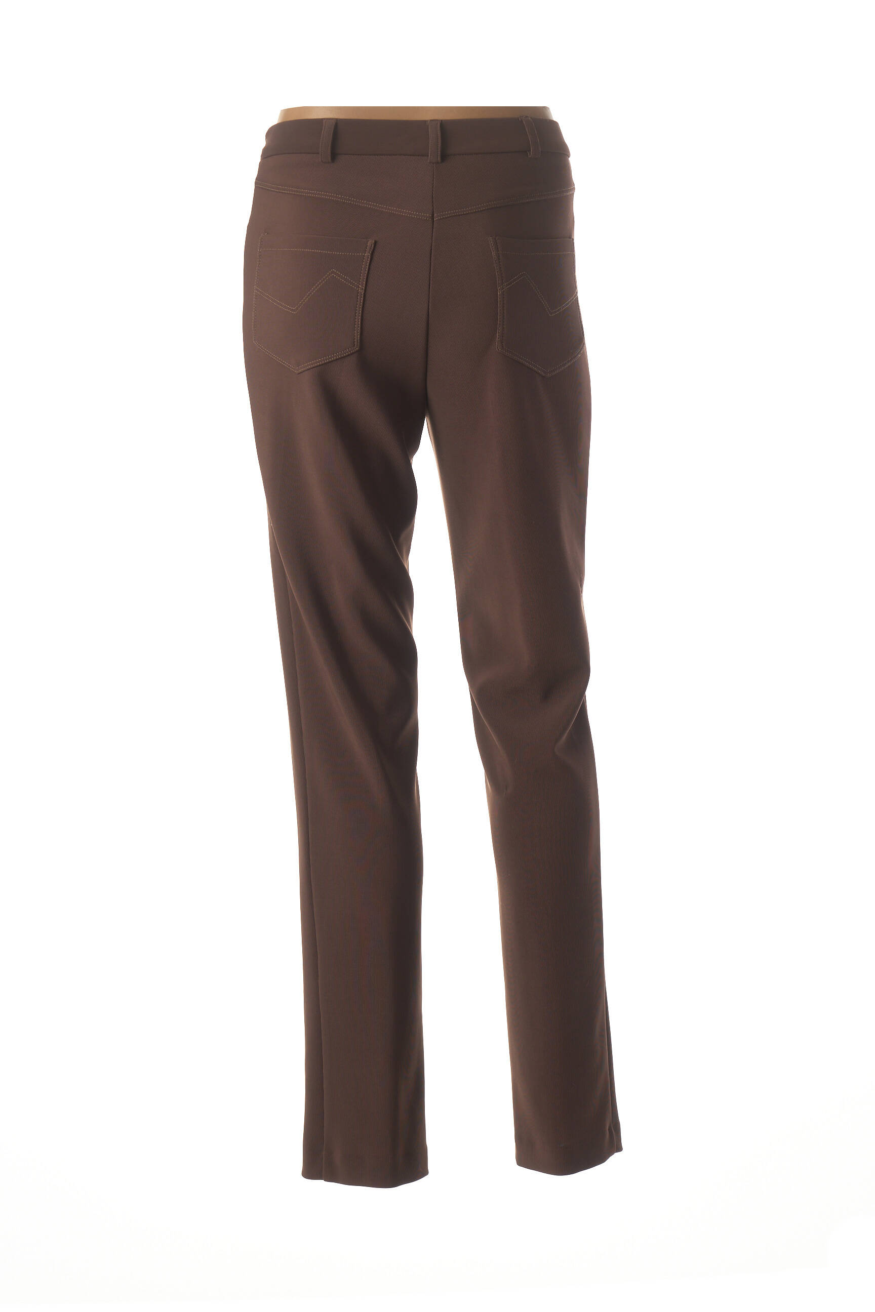 Pantalon kišenės normala dydis rudas FRANCE RIVOIRE moteris