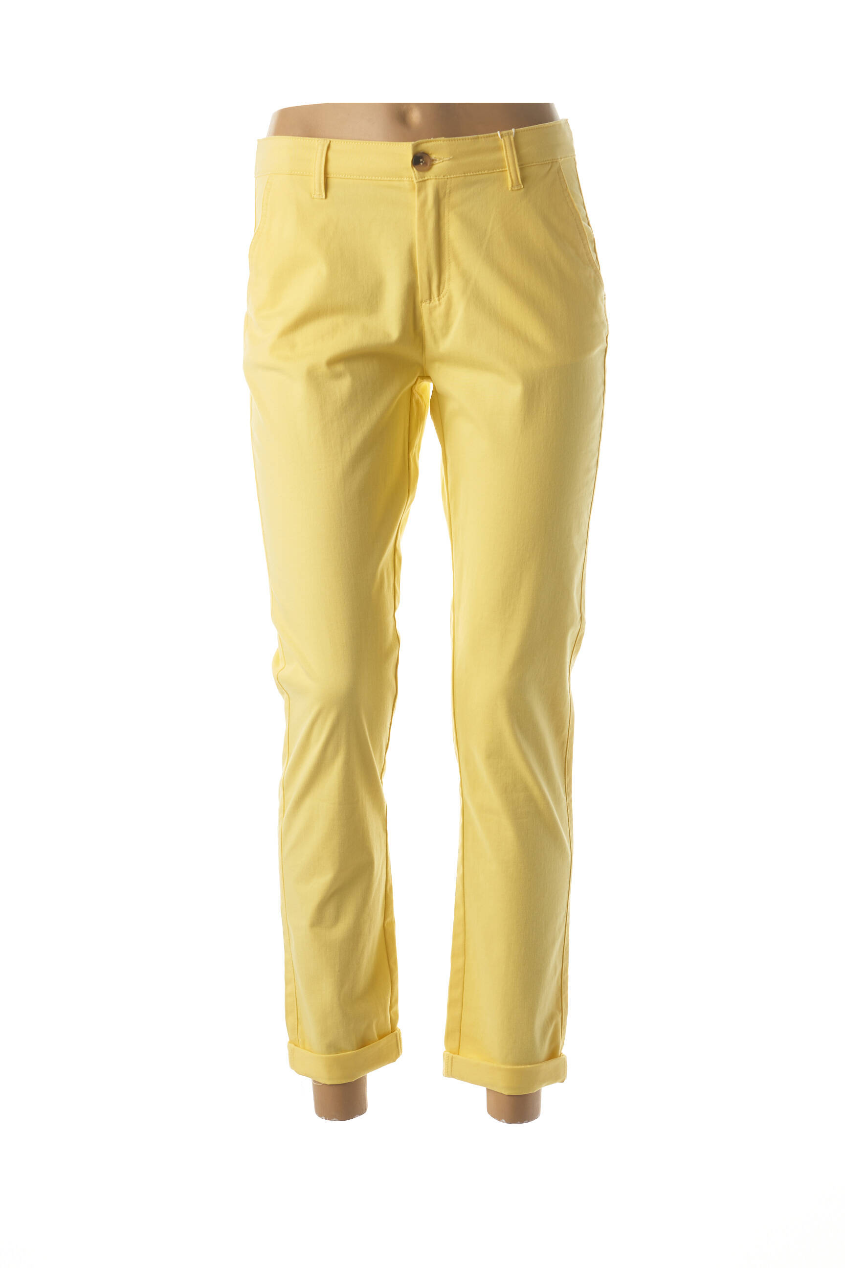 Pantalon kišenės maža dydžio geltona C'EST BEAU LA VIE moteris