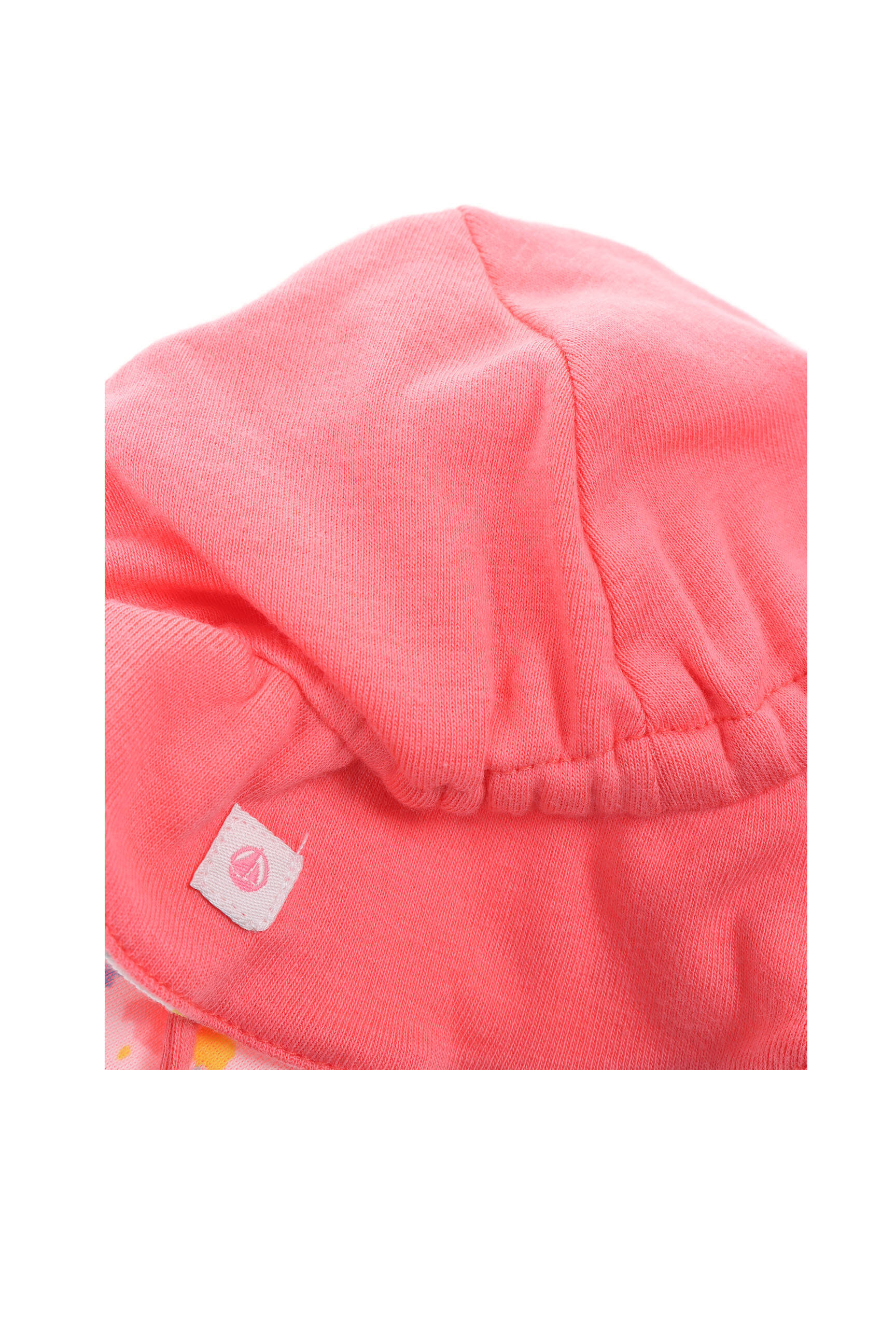 Skrybėlė užsegimas su raišteliais rožinė PETIT BATEAU mergina