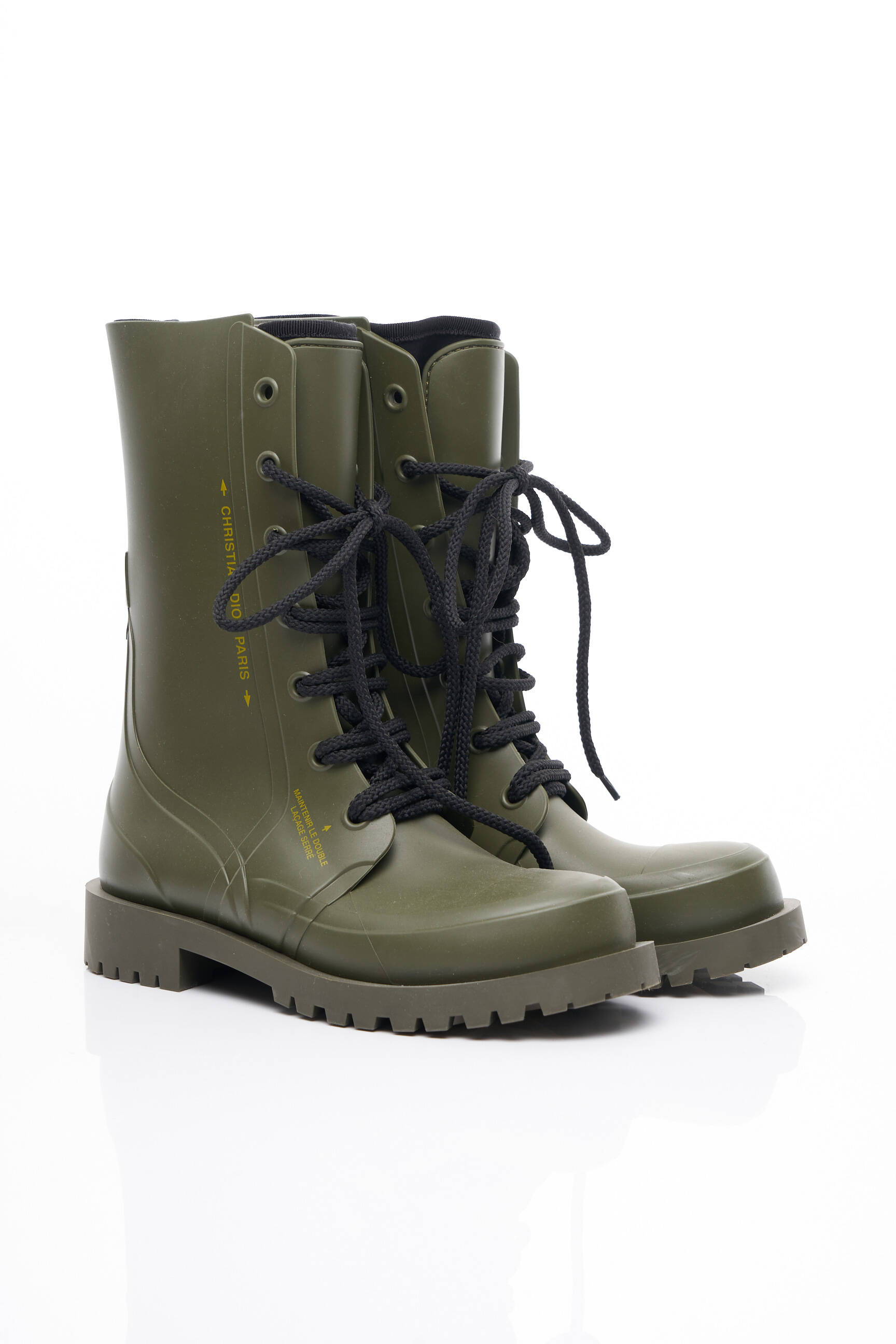 Batai/botai kulnas nuo 4 iki 6 cm žalias CHRISTIAN DIOR moteris