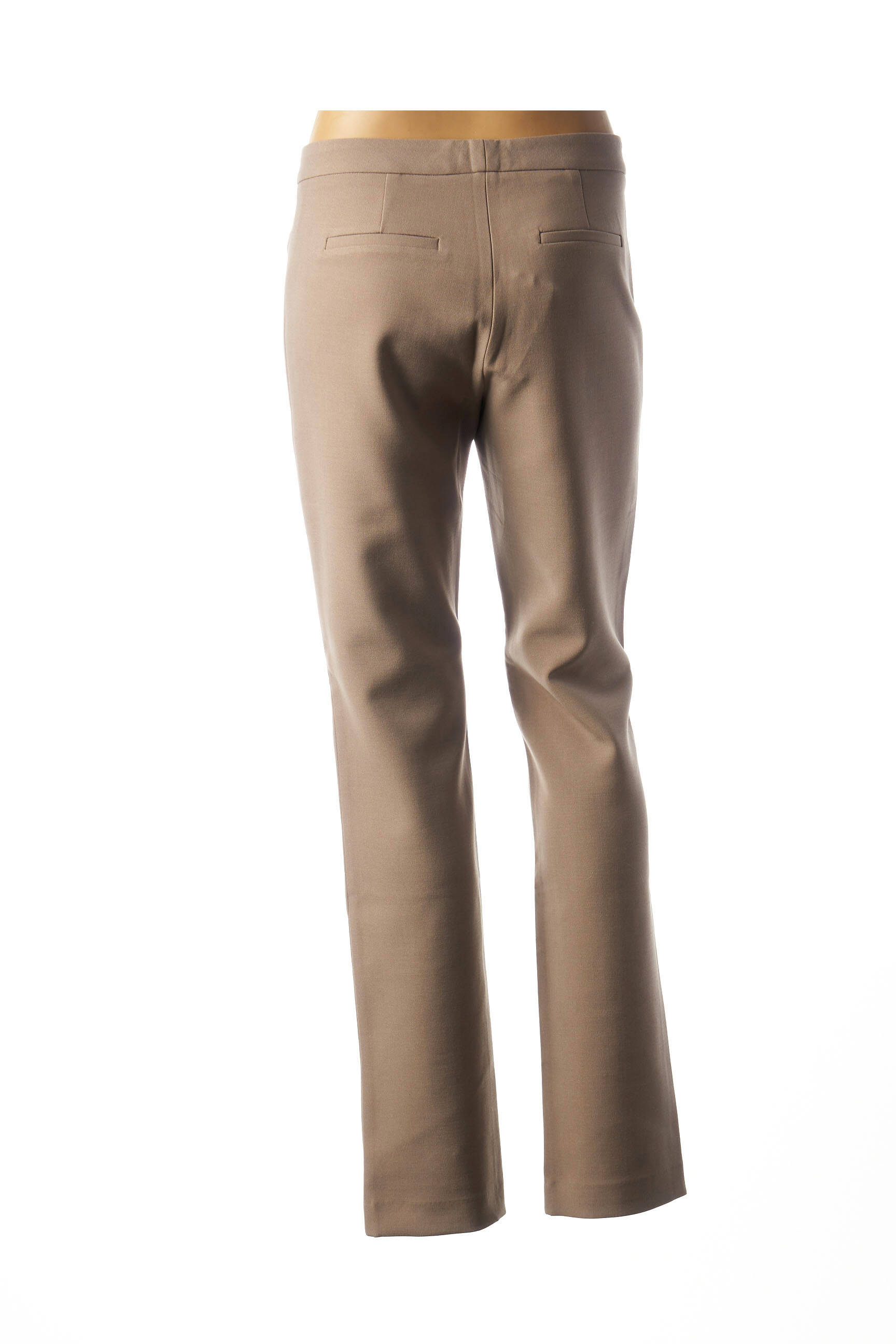 Pantalon uždarymas su užtrauktuku po mygtuku uždengimu normala dydis rudas D.SPORT moteris