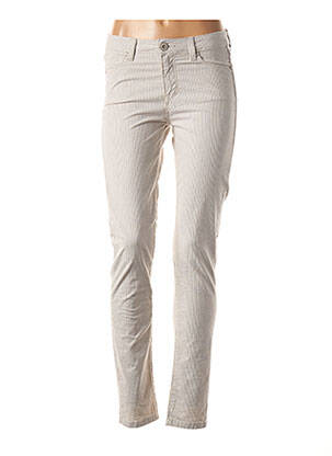 Pantalon lieknas maža dydžio bežinis DENIM STUDIO moteris