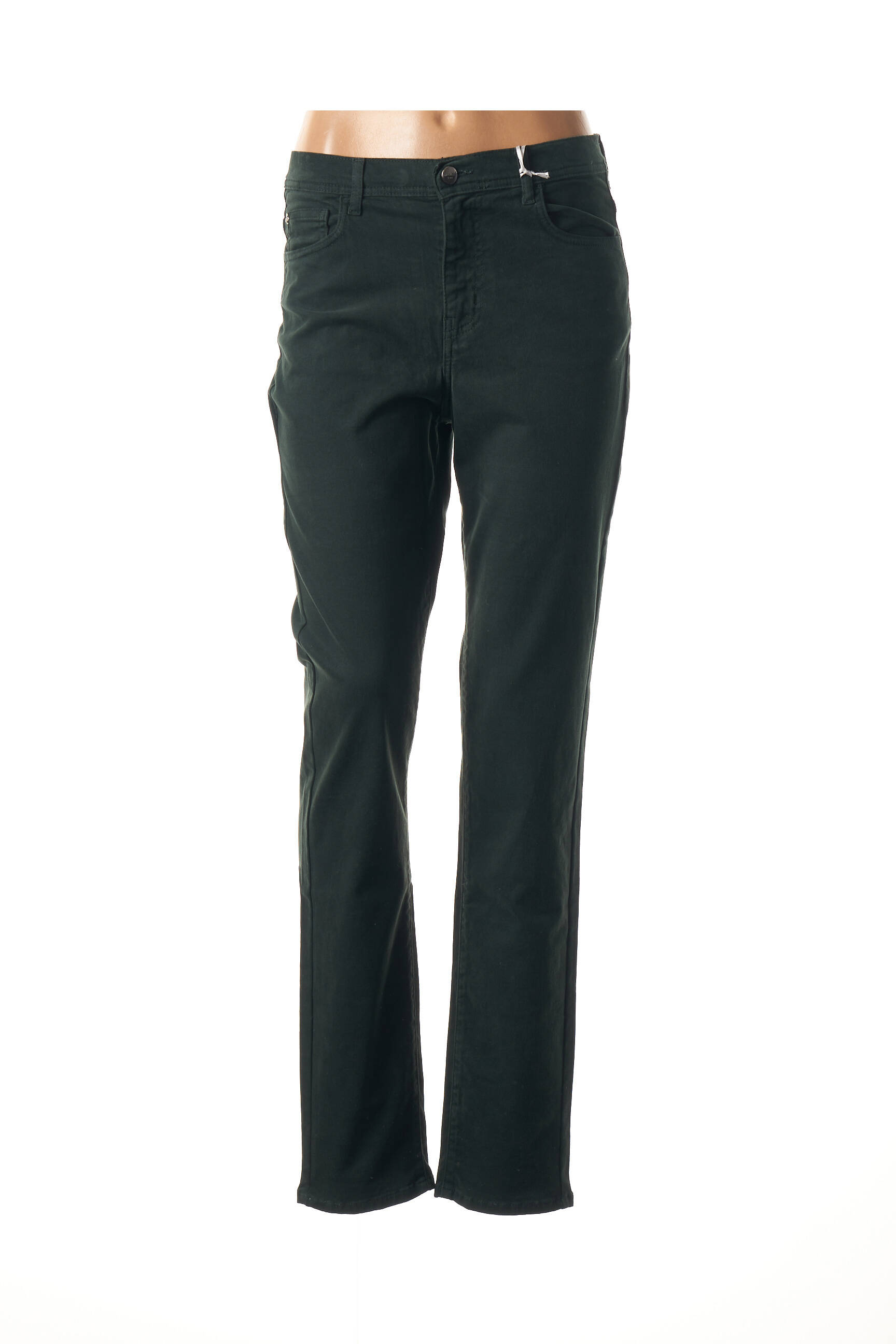 Pantalon tiesi kirpimas maža dydžio žalias IMPAQT moteris