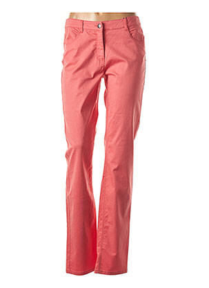 Pantalon tiesi kirpimas normala dydis oranžinė FLEUR DE SEL moteris