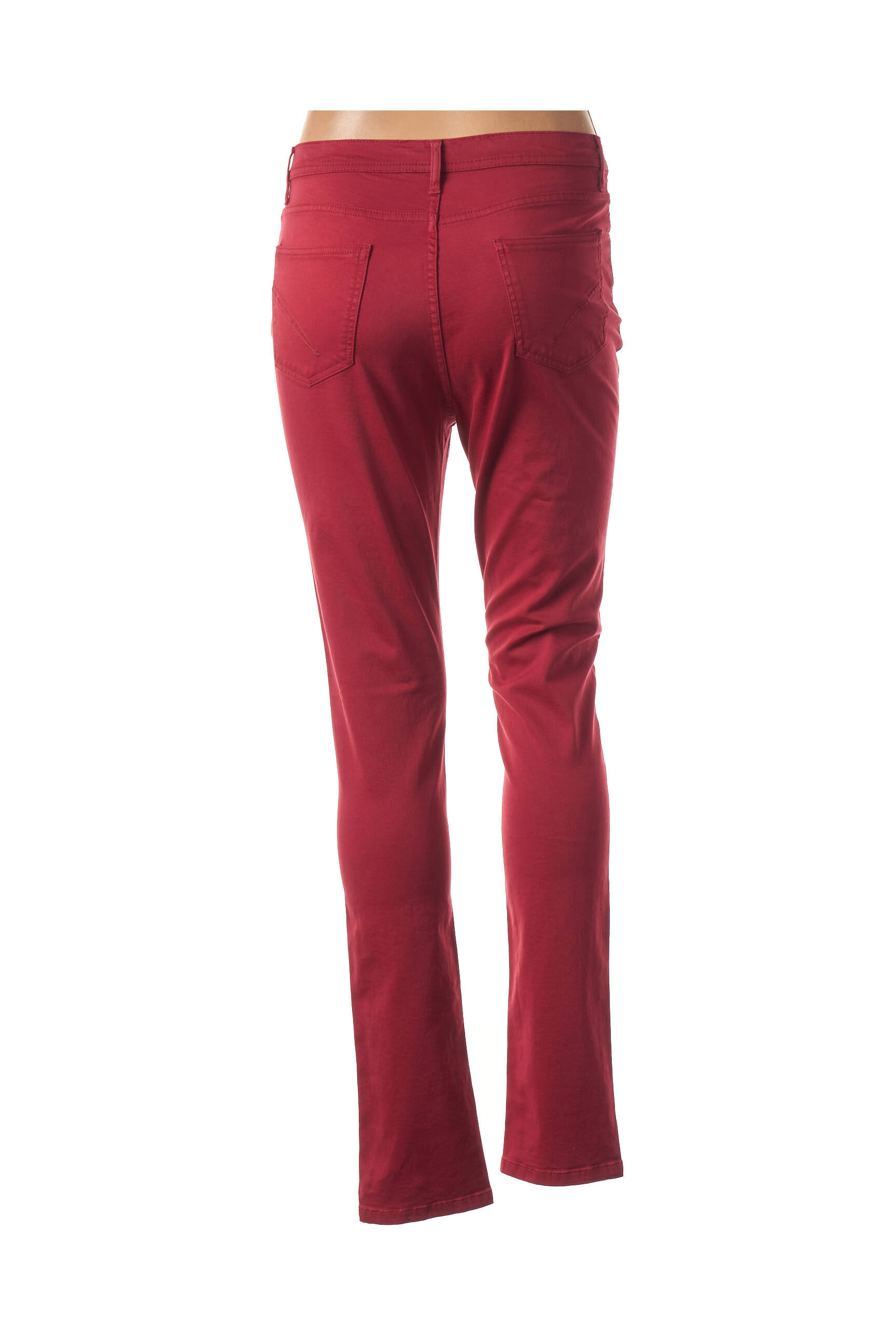 Pantalon aukšta talija aukšta talija raudona IMPACT moteris