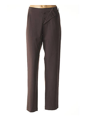 Pantalon tiesi kirpimas normala dydis rudas CREA CONCEPT moteris