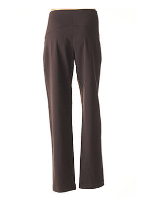 Pantalon tiesi kirpimas normala dydis rudas CREA CONCEPT moteris