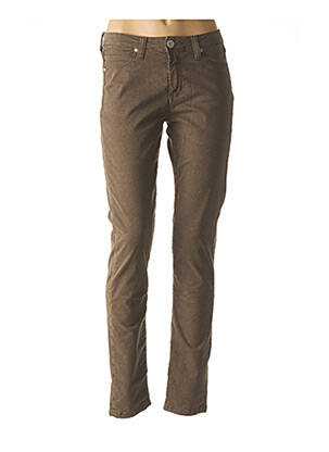 Pantalon lieknas maža dydžio rudas DENIM STUDIO moteris