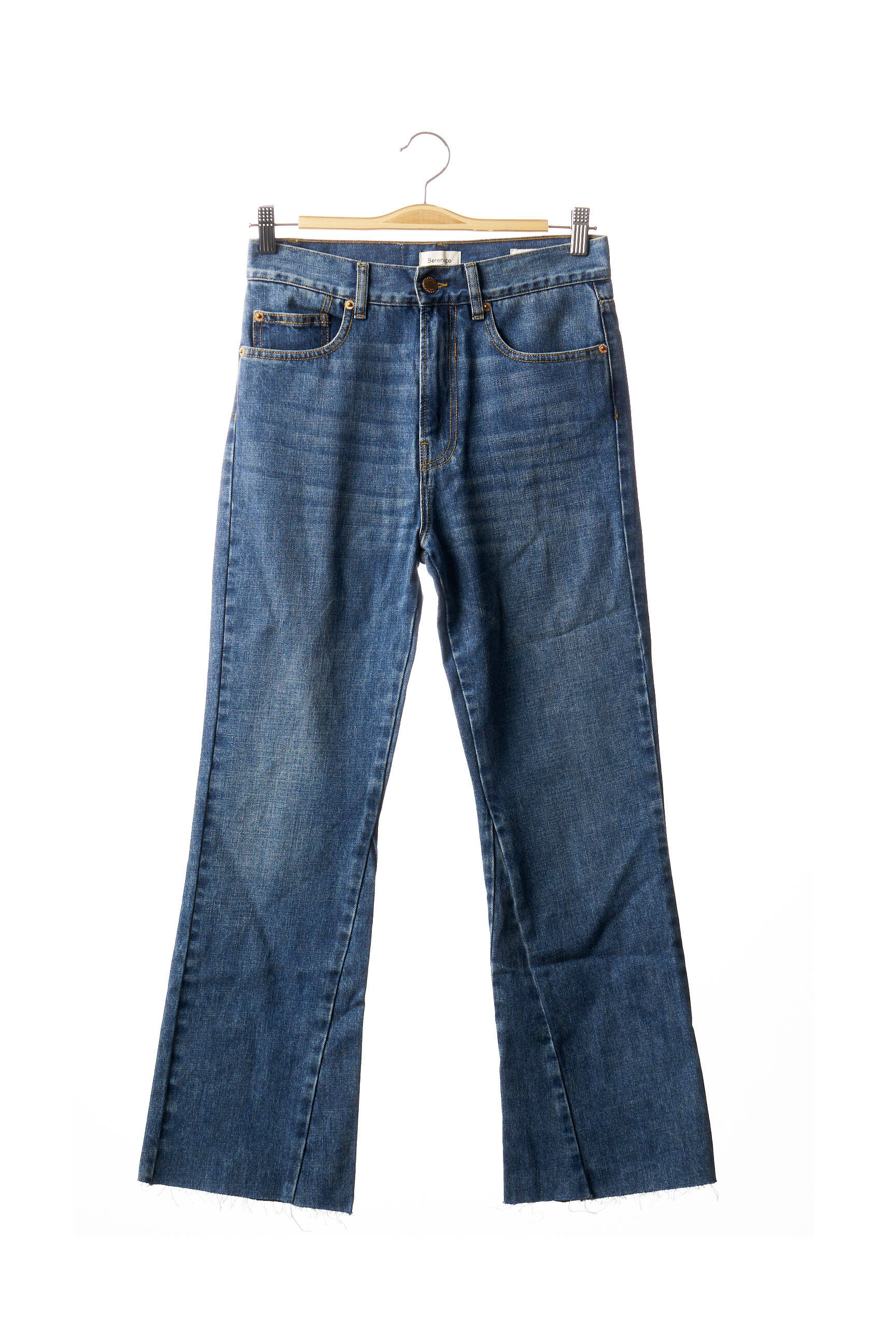 Bootcut džinsai denimo pasirinkimas normala dydis mėlyna BERENICE moteris