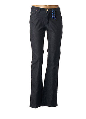 Tiesi kelnė aukšta talija aukšta talija mėlyna TRUSSARDI JEANS moteris