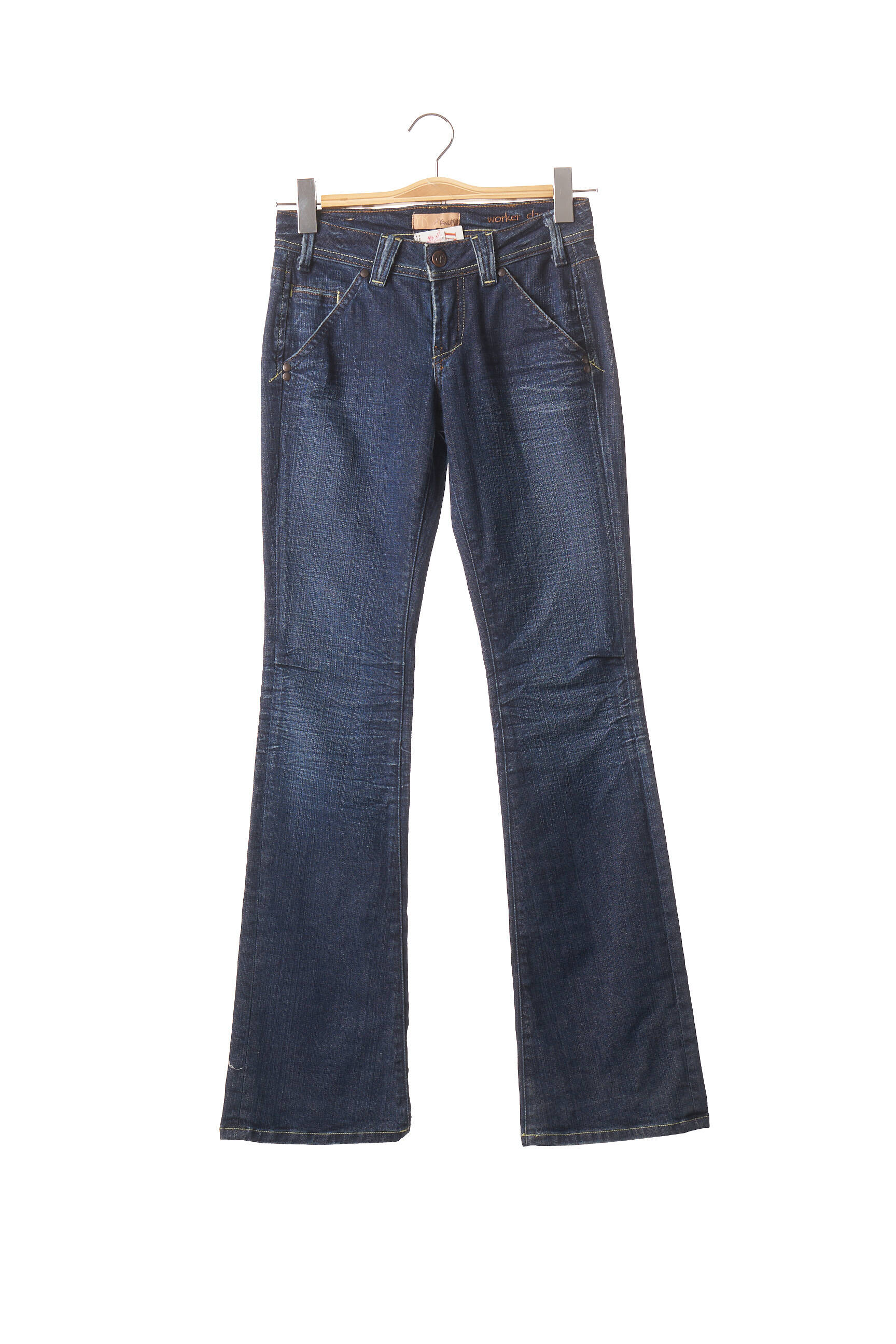 Bootcut džinsai denimo pasirinkimas maža dydžio mėlyna YANÜK moteris