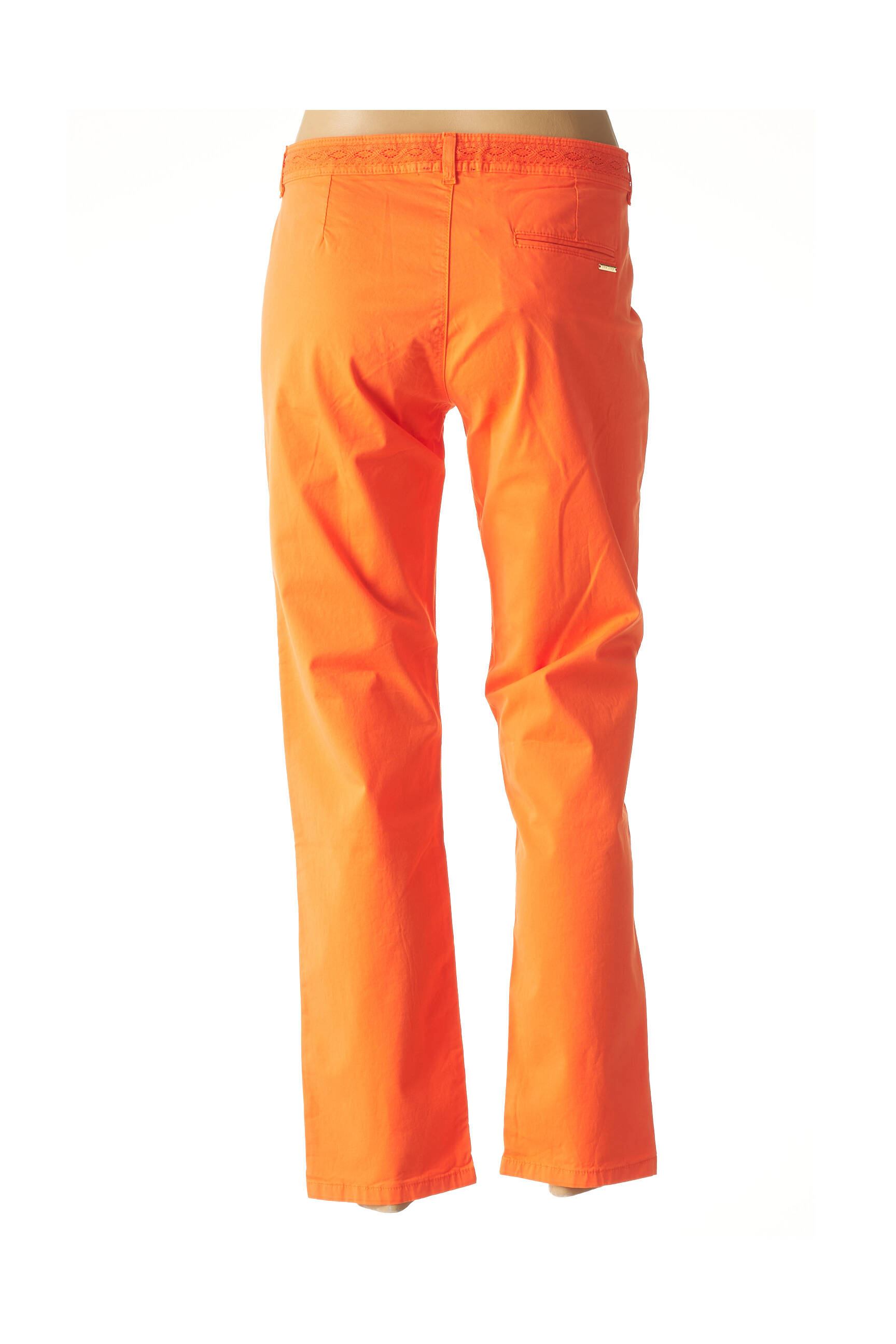 Pantalon tiesi kirpimas normala dydis oranžinė ONE STEP moteris