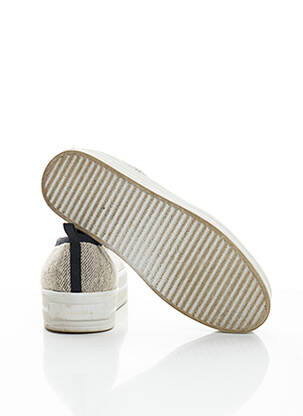 Slip-on batai elastinė uždarymo sistema plokščias kulnas iki 3 cm pilka NANUSHKA moteris