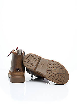 Batai/botai satino audinys rudas UGG berniukas