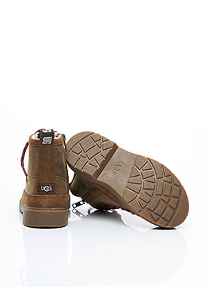 Batai/botai satino audinys rudas UGG berniukas