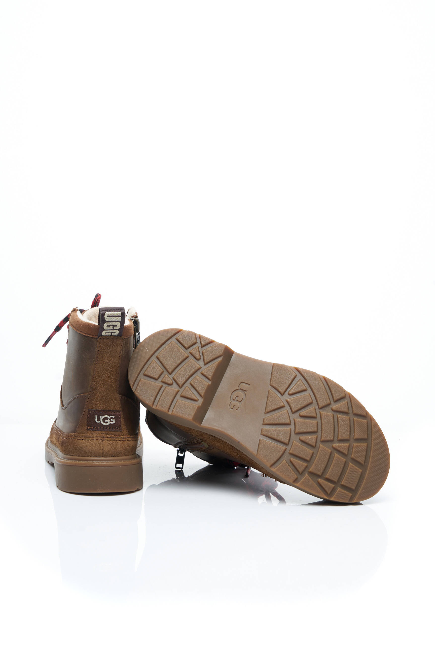 Batai/botai satino audinys rudas UGG berniukas