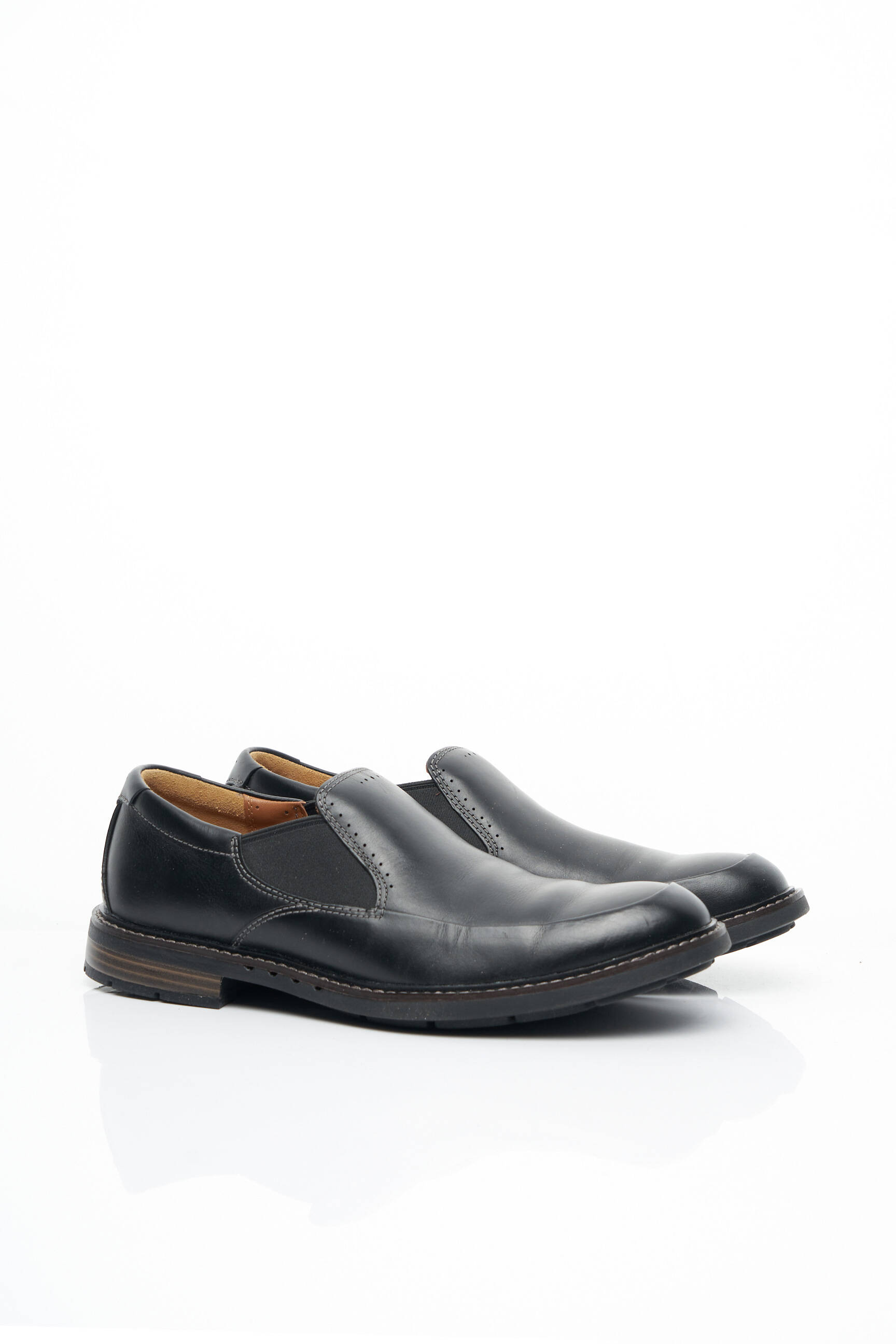 Mokasīnai satino audinys juodas CLARKS vyras
