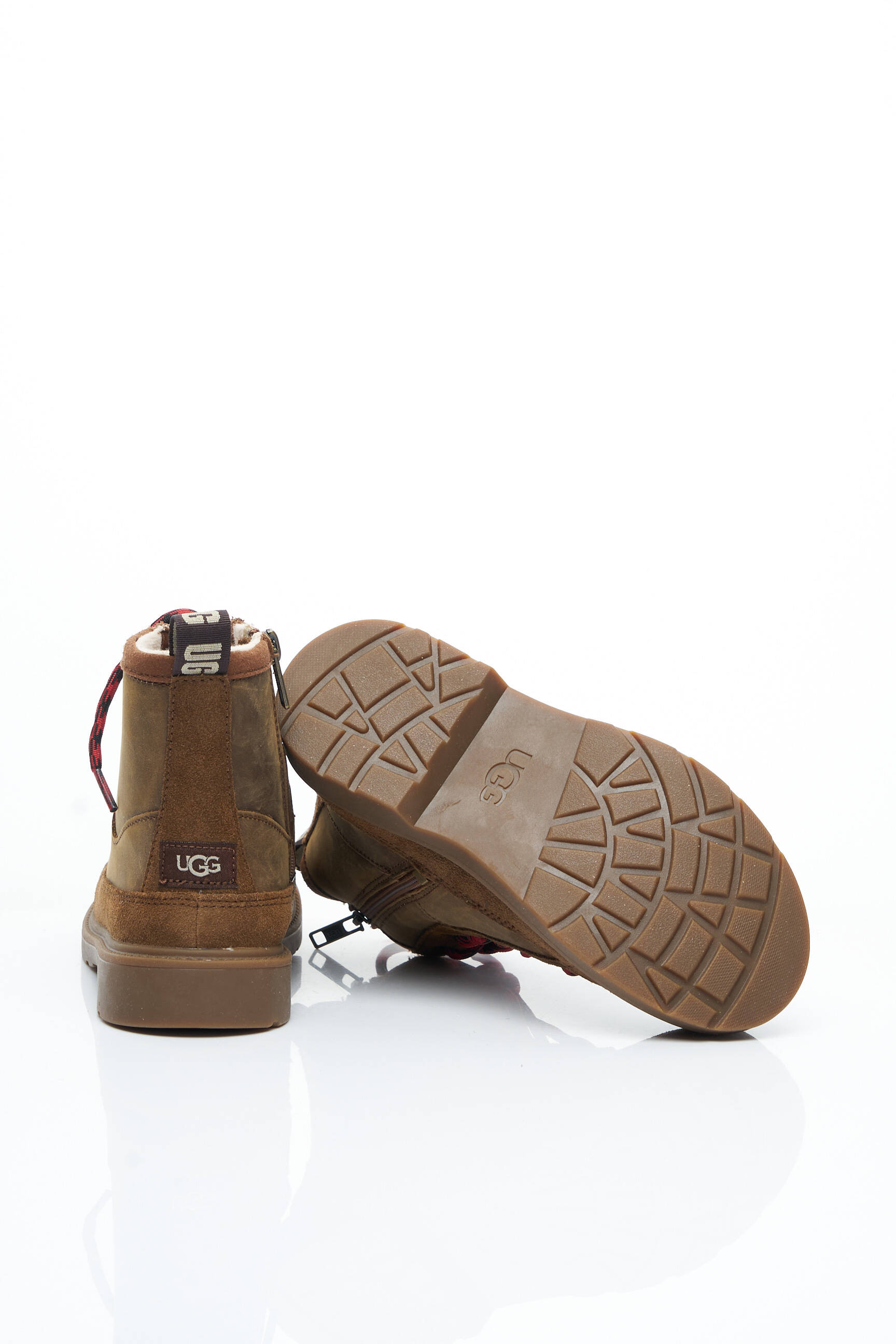 Batai/botai satino audinys rudas UGG berniukas